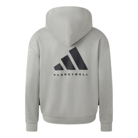 adidas Basketball Sueded Hoodie 'Sesame' IN7707-KICKS CREW