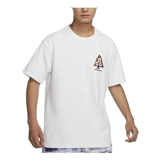 Nike ACG Wildwood Logo Short Sleeve T-Shirt 'White' FJ1132-121 - KICKS CREW