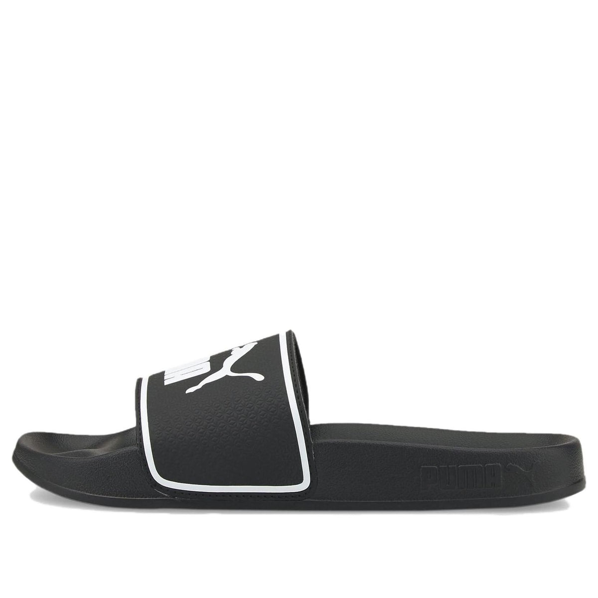 (GS) Puma Leadcat 2.0 Slide 'Black White' 384434-01 - KICKS CREW