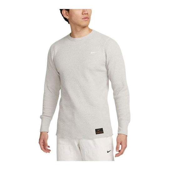 Nike Long Sleeve Top Life Heavyweight 'Grey' DX0895-012