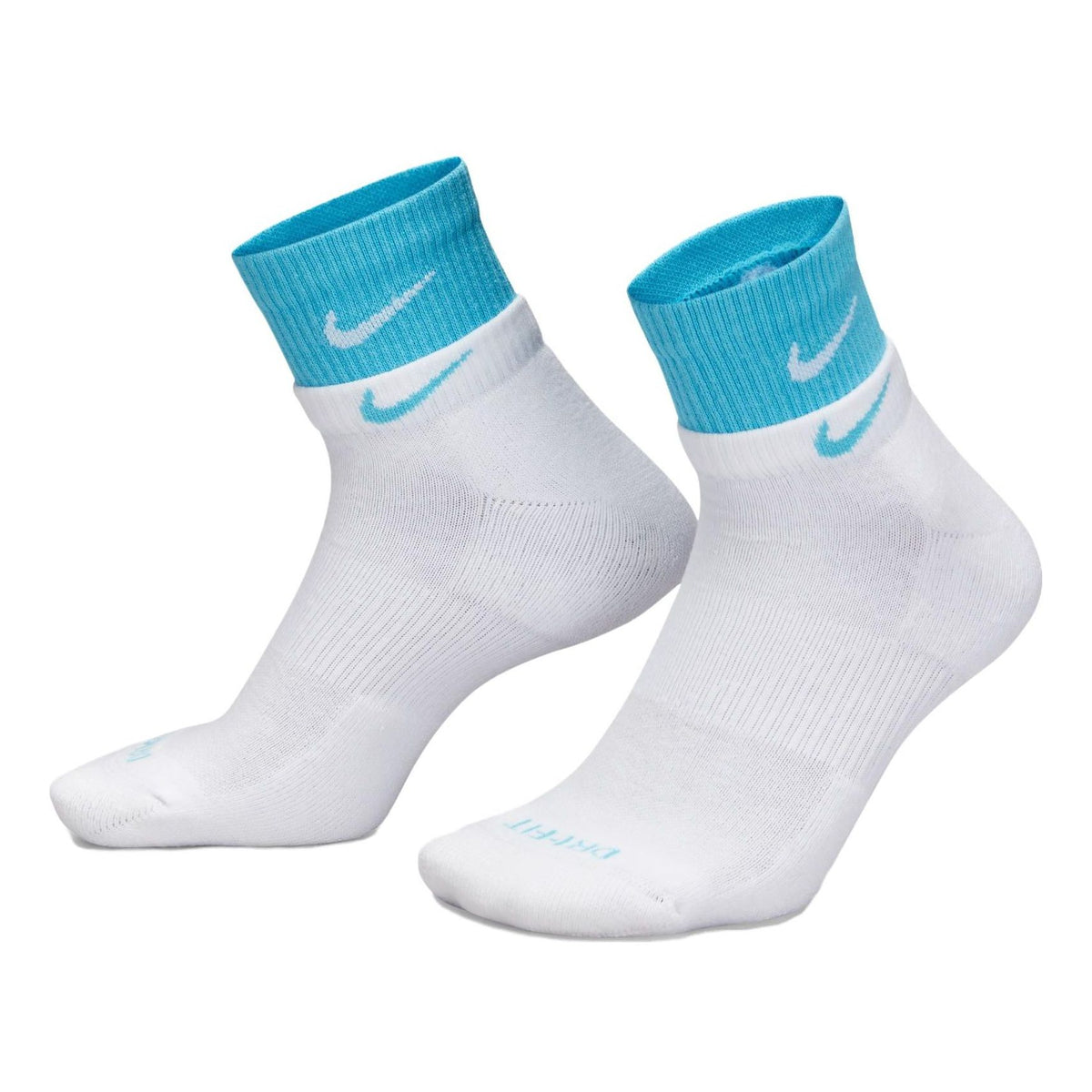 Nike Everyday Plus Cushioned Ankle Tube Socks 'White Blue' DH4058-103 ...