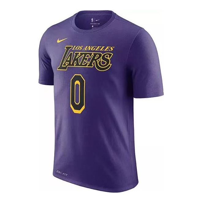 Nike x NBA Lakers Kyle Kuzma T-Shirt 'Purple' AO0895-549-KICKS CREW