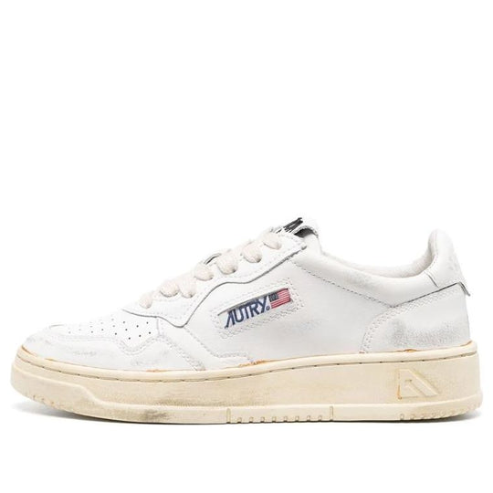 (WMNS) Autry Medalist Super Vintage Low Leather Sneaker 'White' AVLW-GF15