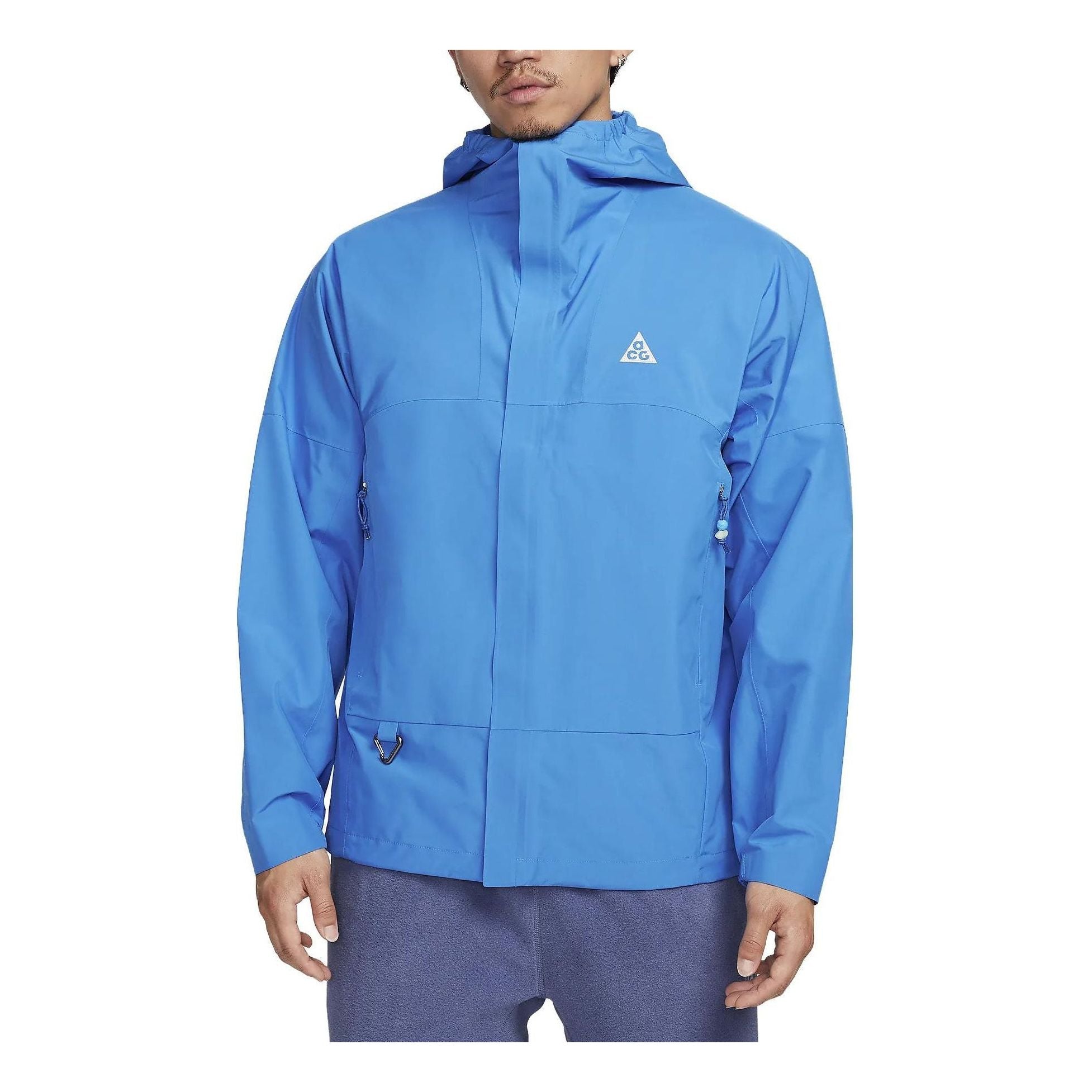 Nike Acg Sf Cascade Rain Hoodie Jacket 'Blue' DV9416-435