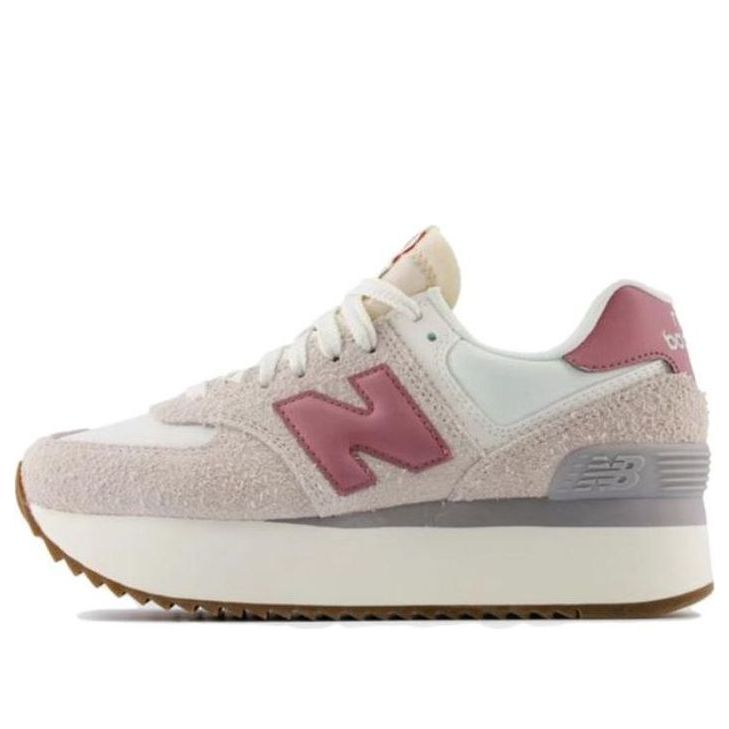 (WMNS) New Balance 574 Sneakers 'Pink Purple' WL574ZQB - KICKS CREW