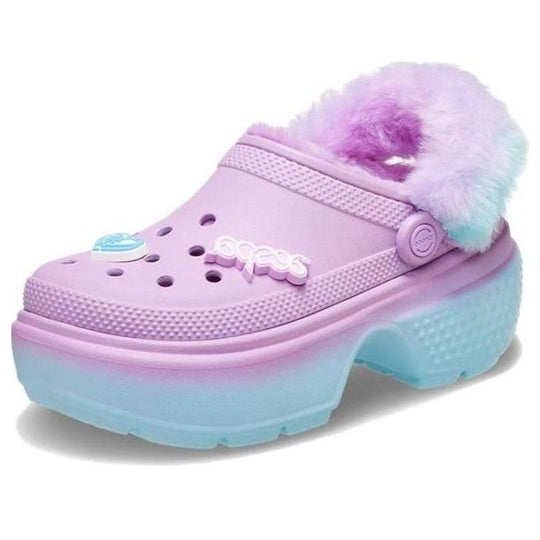 (WMNS) Crocs x Aespa Clogs 'Lilac Blue' 208688-90H