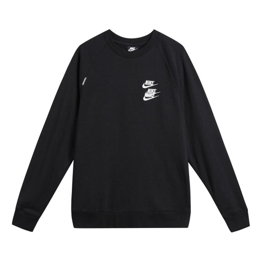 Nike MENS 3 Hook Logo Casual Sports Crew-neck Black DD0883-010 - KICKS CREW