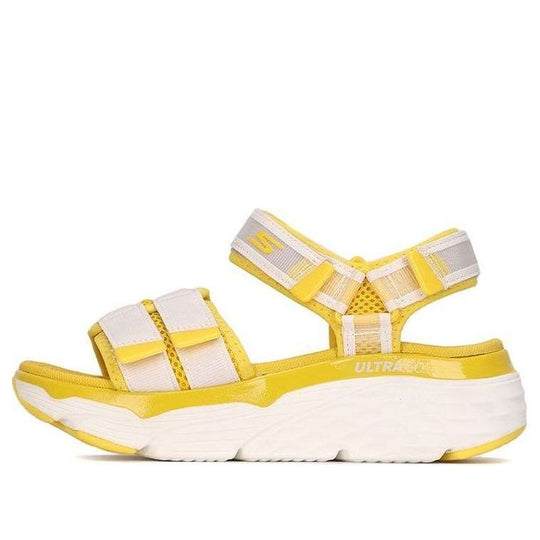 (WMNS) Skechers Max Cushioning Velcro Sandals Yellow 140424-WYL