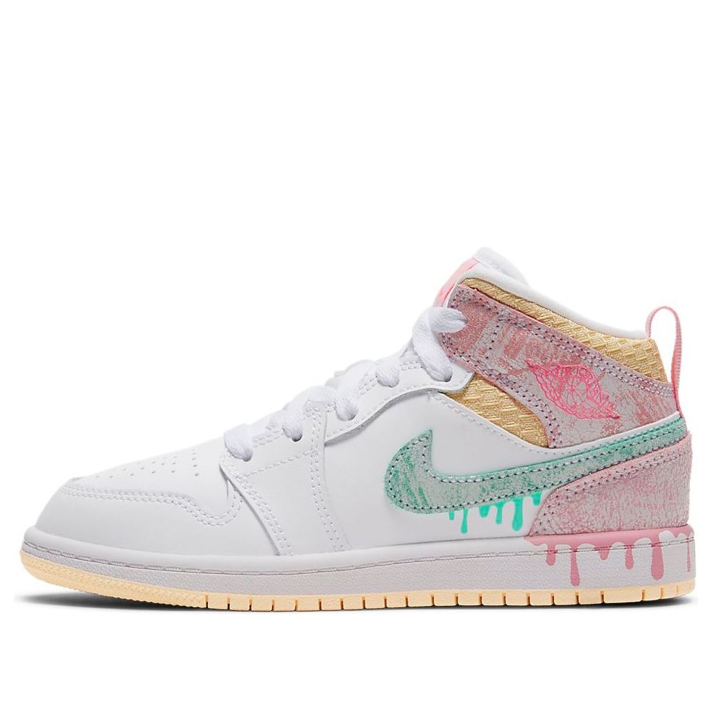 Ps Air Jordan 1 Mid Se Ice Cream Dd1667 100 Kicks Crew