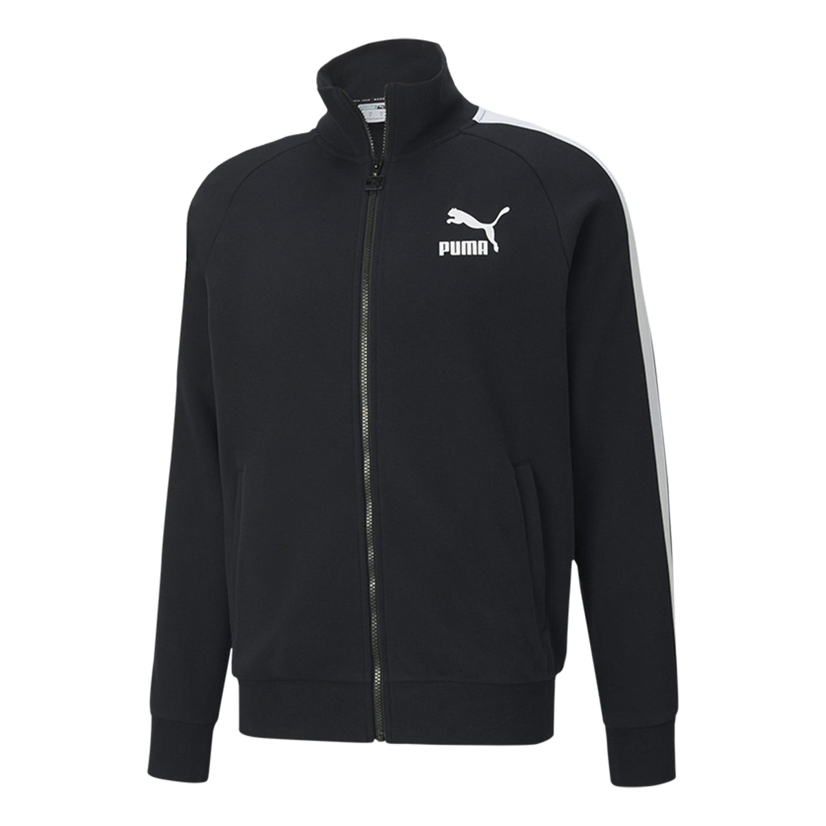 Puma Iconic T7 Track Jacket 'Black White' 530268-01 - KICKS CREW