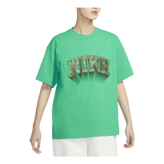 Nike Check Logo T-Shirt 'Green' FB2736-324