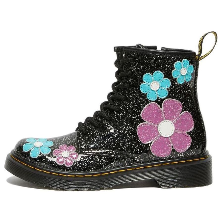 (GS) Dr.Martens 1460 AirWair Cosmic Glitter Flower Boots 'Black Pink Blue'  27229001