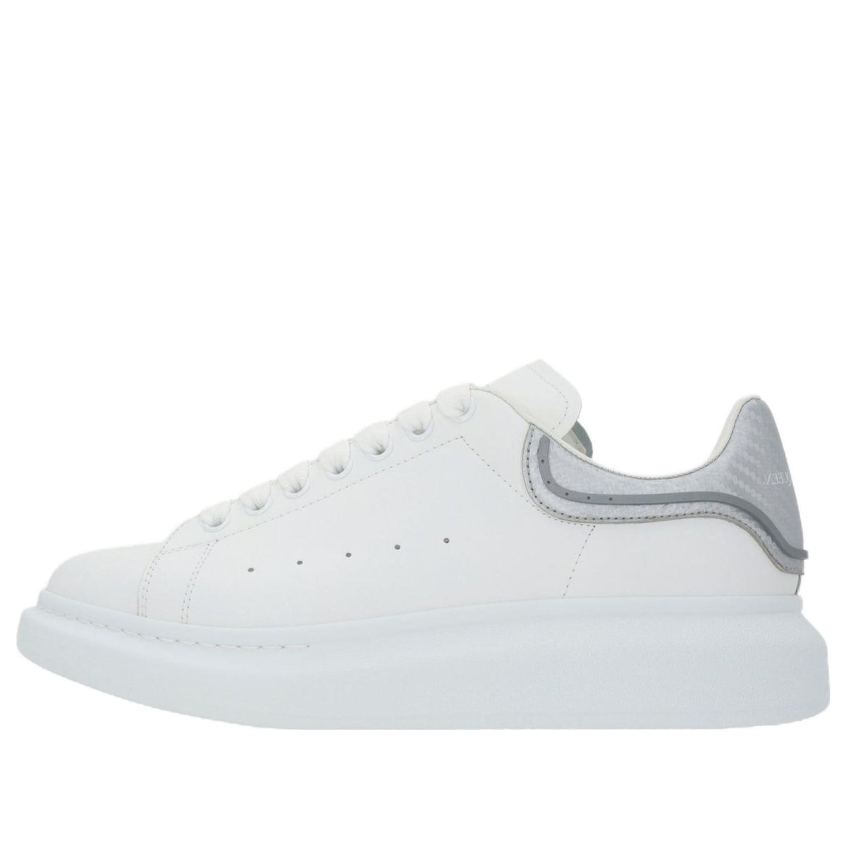 Alexander McQueen Oversized Low-Top Sneakers 'White Silver' 735770WICY