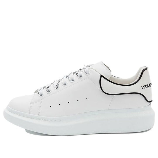 Alexander McQueen Oversized Sneaker 'White Black Trim' 625156WHXMT9074