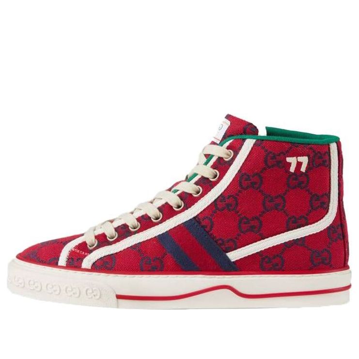 Gucci Tennis 1977 High Top Sneakers 'Red' 661389-2UZL0-6497