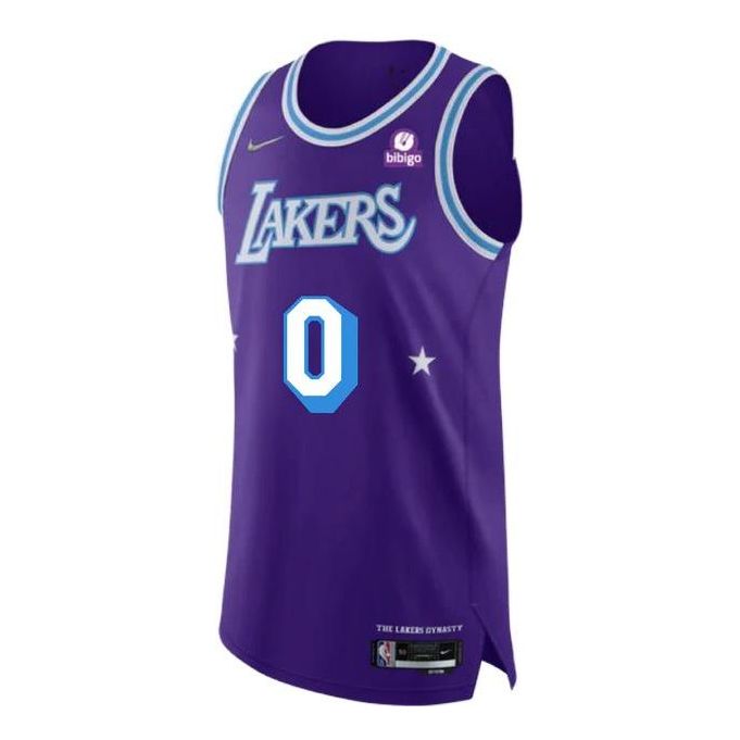 Nike x NBA LAKERS Russell Westbrook Jerseys 'Purple' DB3675-504 - KICKS ...