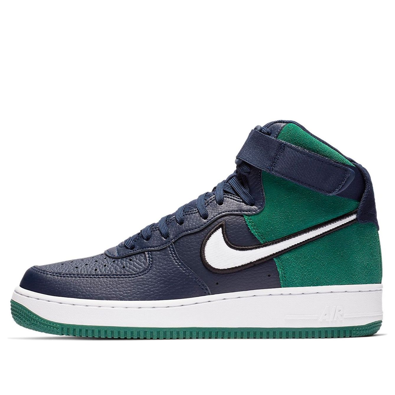 High top air force clearance ones green