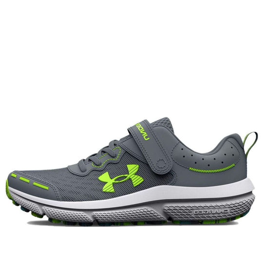 (PS) Under Armour Assert 10 AC 'Gravel Lime Surge' 3026183-102 - KICKS CREW