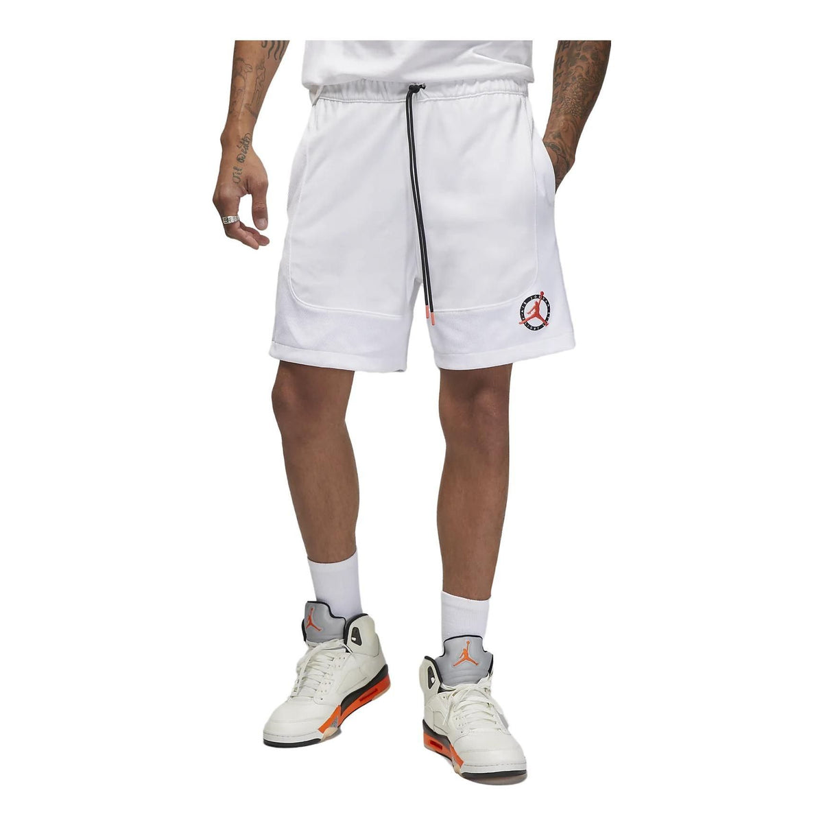 Air Jordan Flight MVP Mesh Shorts 'White' DX9722-100 - KICKS CREW