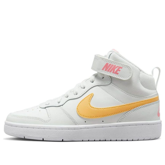 (GS) Nike Court Borough Mid 2 'White Topaz Gold' CD7782-112