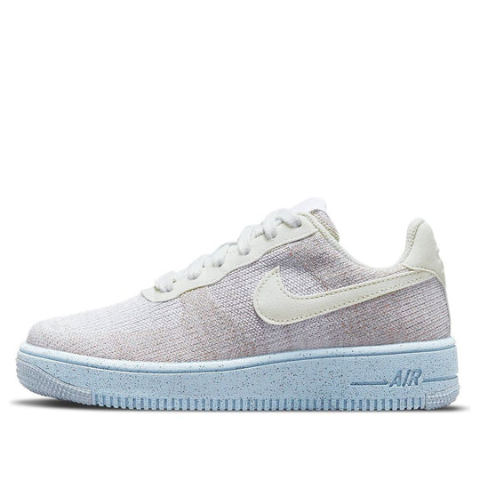 GS) Nike Air Force 1 Crater Flyknit 'White Chambray Blue' DH3375