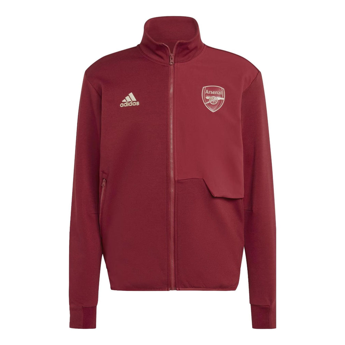 adidas Arsenal Anthem Jackets 'Burgundy' HZ2080 - KICKS CREW