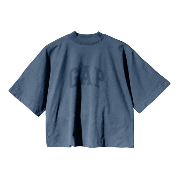 YEEZY Gap x Balenciaga 3/4 Sleeves No Seam Tee 'Washed Blue' YEEZY-SS2 ...