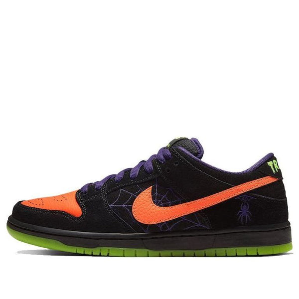 Nike SB Skateboard Dunk Low Night of Mischief 'Green Black Orange