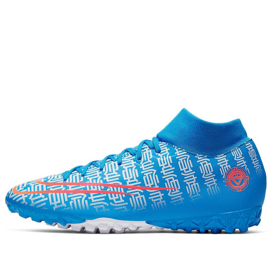 Nike Mercurial Superfly 7 CR7 TF Turf 'Blue Pink' CQ4904-468