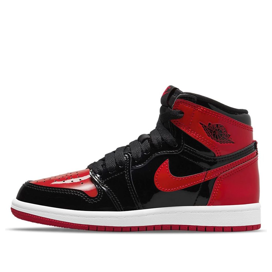 (PS) Air Jordan 1 Retro High OG 'Patent Bred' AQ2664-063 - KICKS