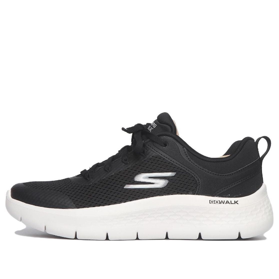 (WMNS) Skechers GO WALK Flex 'Black' 124817-BKW - KICKS CREW