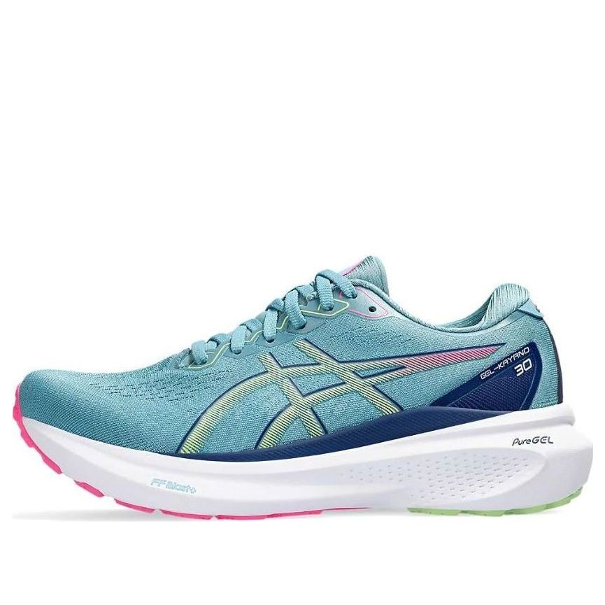 (WMNS) ASICS Gel Kayano 30 'Gris Blue Lime Green' 1012B357-402 - KICKS CREW