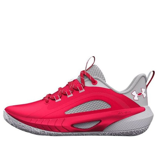 (WMNS) Under Armour HOVR Ascent 2 'Red Halo Grey' 3025681-600