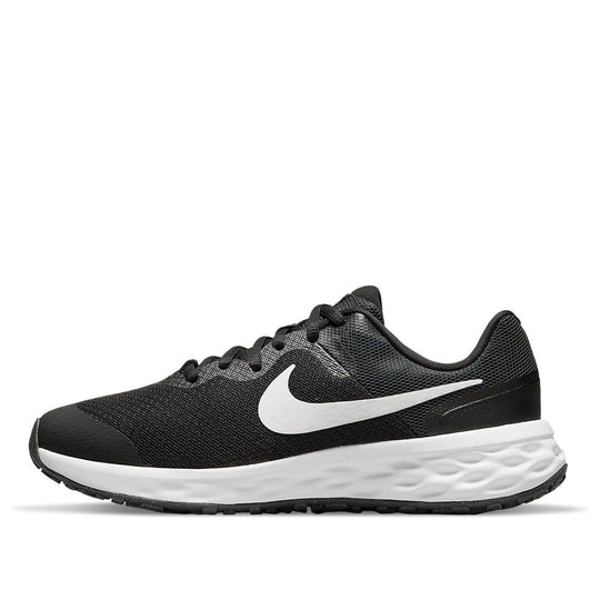 (GS) Nike Revolution 6 'Black White' DD1096-003 - KICKS CREW