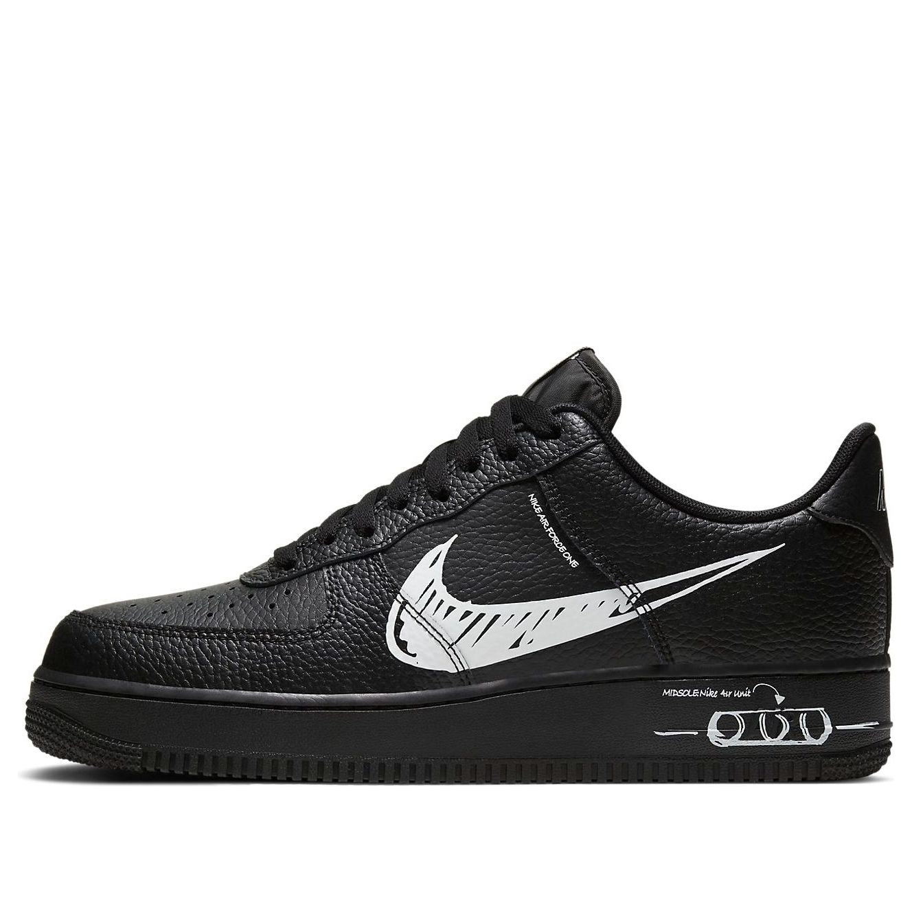 Nike Air Force 1 Low 'Sketch Black' CW7581-001