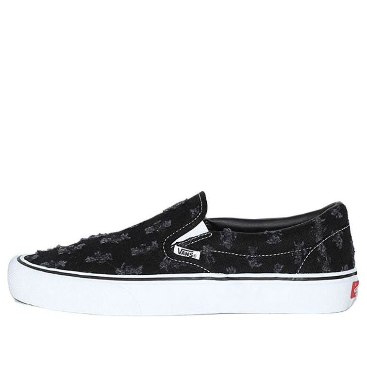 Vans Supreme x Slip-On 'Black Hole Punch Denim' VN0A38DD2DC