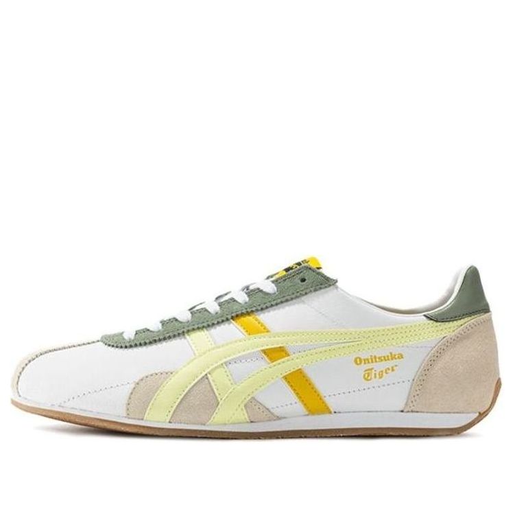 Onitsuka Tiger Runspark Shoes 'White Olive Green Yellow' 1183B480-102