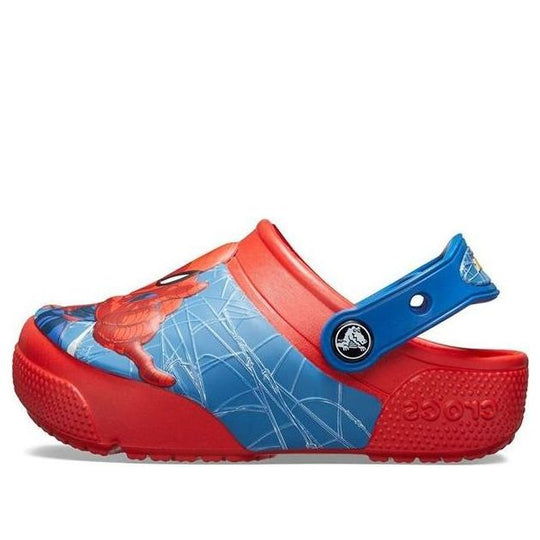 (GS) Crocs Fun Lab SpiderMan Lights Clogs 'Red Blue' 205506-8C1-KICKS CREW