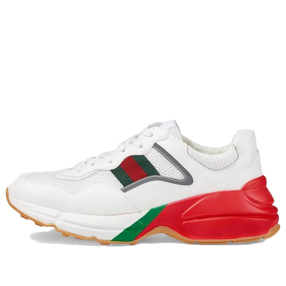 (WMNS) Gucci Rhyton 'White Red Green Reflective' 645771-2H060-9088 ...