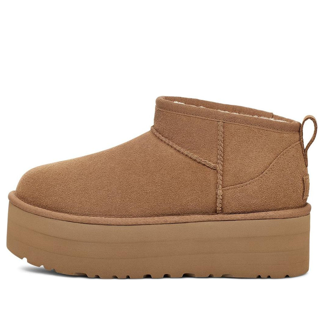 (WMNS) UGG Classic Ultra Mini Platform 'Chestnut' 1135092-CHE - KICKS CREW