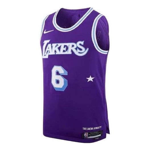 Nike x NBA LA Lakers Jerseys 'LeBron James 6' DB3635-506 - KICKS CREW