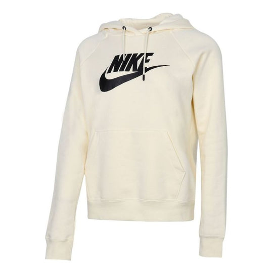 (WMNS) Nike Sportswear Fleece Hoodie 'Light Bone' BV4127-113