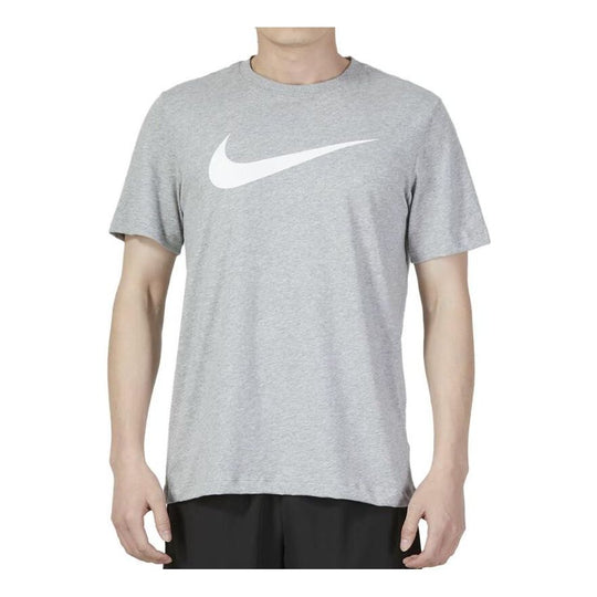 Nike Logo short-sleeved 'Grey' DC5095-063 - KICKS CREW