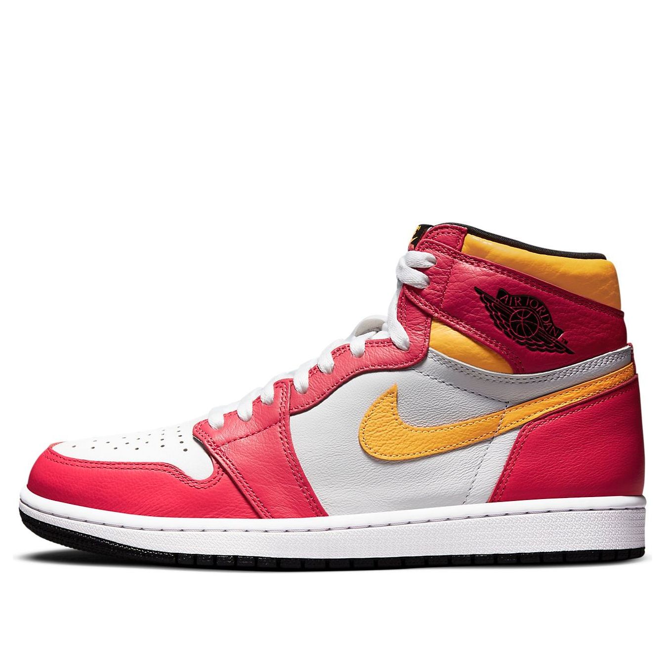 Pink and best sale yellow jordans