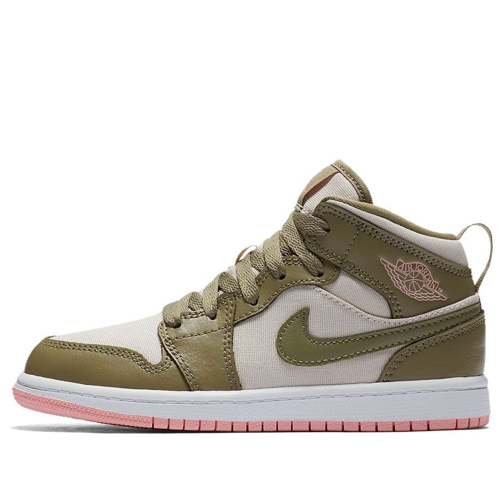 (GS) Air Jordan 1 Mid 'Trooper Bleached Coral' 640737-225