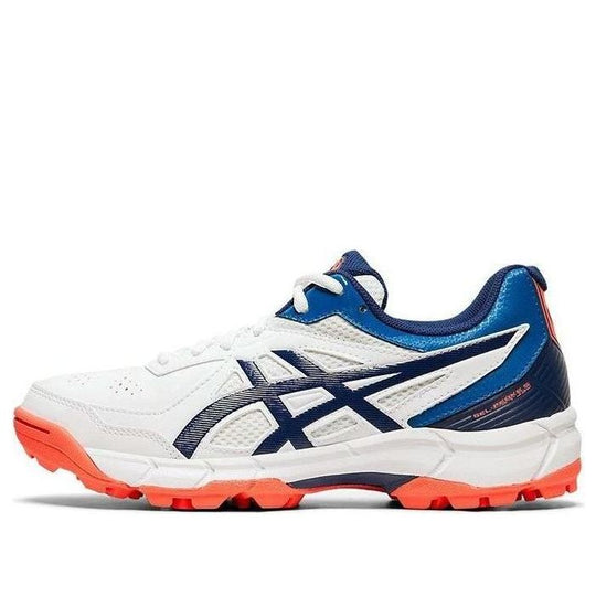 (GS) Asics Gel-Peake 5 White/Blue C648Y-102-KICKS CREW