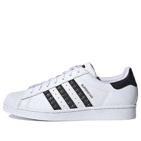 adidas Superstar 'Logo Stripes - White Black' H68101 - KICKS CREW