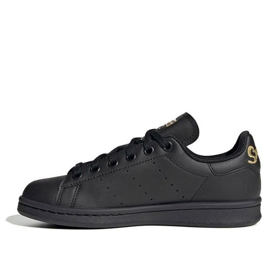 (GS) adidas originals Stan Smith J 'Black Gold' EF4914