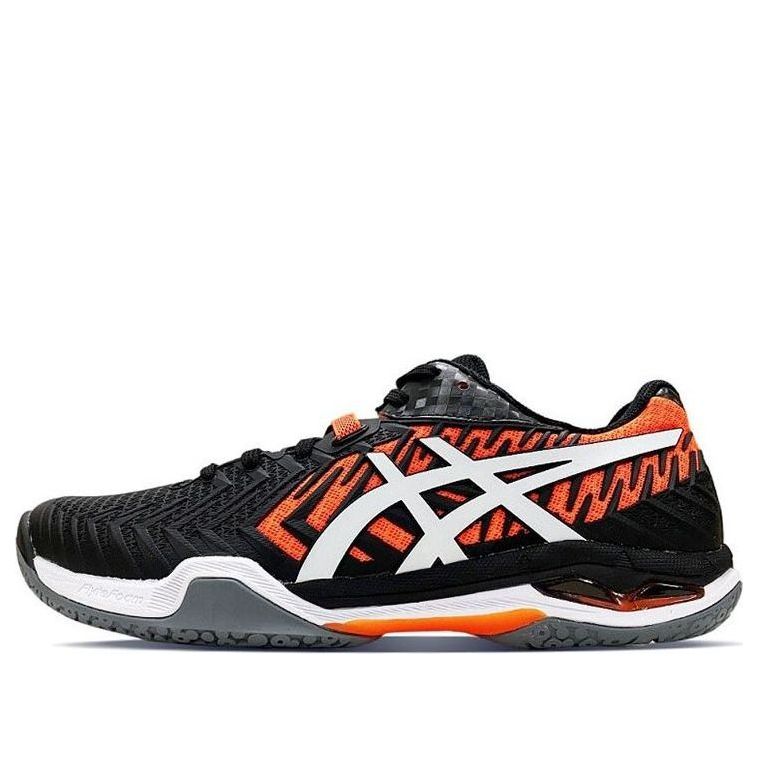 ASICS Court Control FF 2 'Black White Orange' 1071A056-004-KICKS CREW