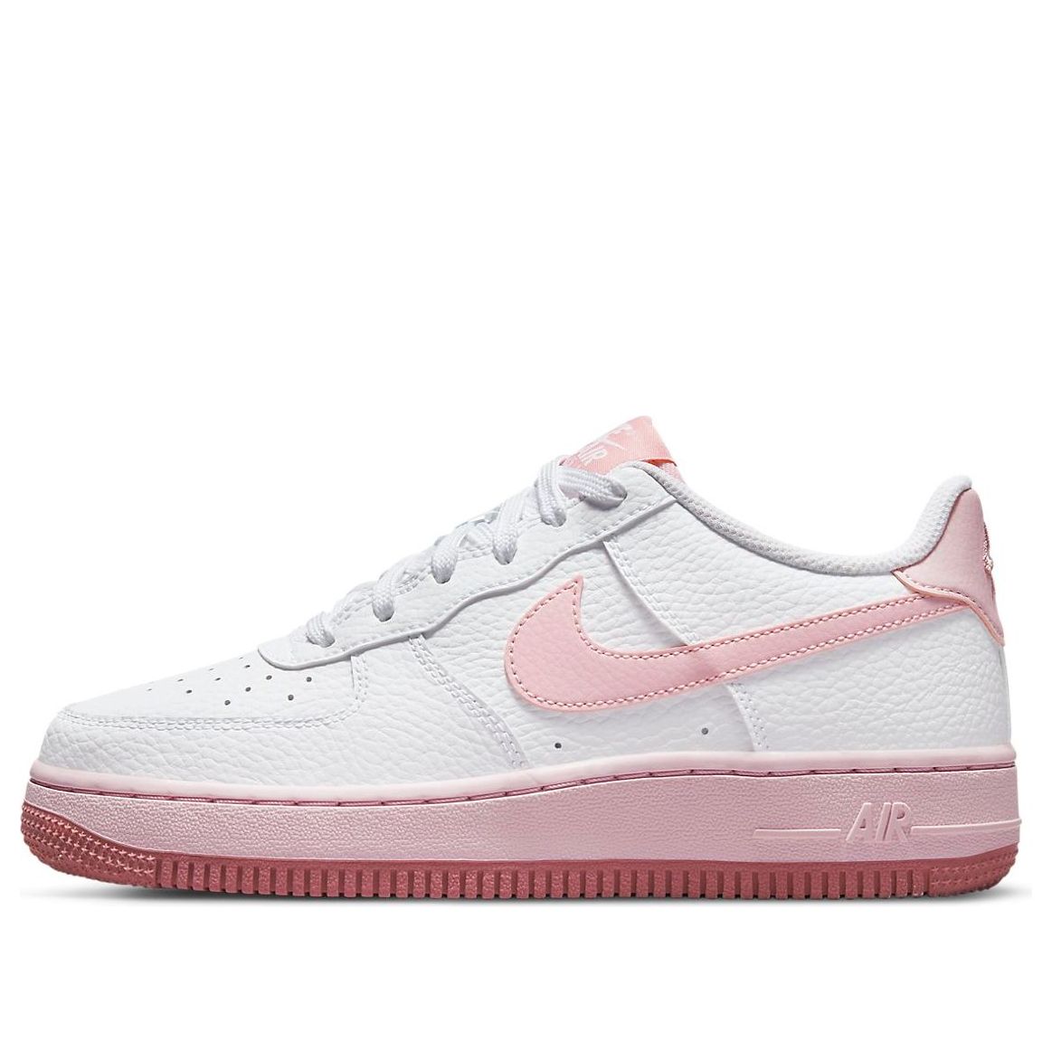 (GS) Nike Air Force 1 'White Pink Foam' CT3839-107 - KICKS CREW